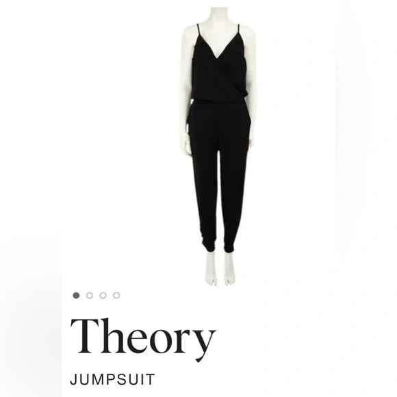 THEORY Jumpsuit in Black. Size 6. - Picture 1 of 7